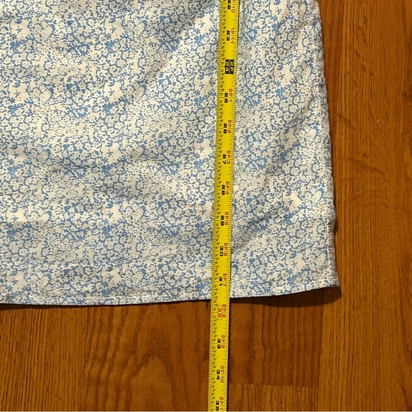 Pink Lily x Caitlin Covington Palm Beach Mini Dress Cottage Floral Blue Size XS - Picture 14 of 14
